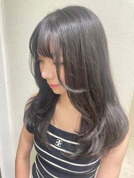 ミューズ(muze) 似合わせカット+透明感カラー