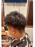 【メンズ限定】カット＋ツイストスパイラルパーマ＋眉毛カット￥12,500