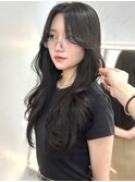ロングレイヤー/韓国/似合わせカット
