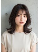 うるつや/小顔髪質改善カット/フルバング/外ハネボブ