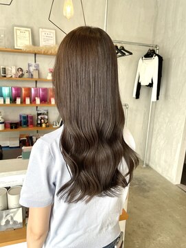 シェル 津山の手店(shel) 20代30代髪質改善カラーアッシュグレー透明感