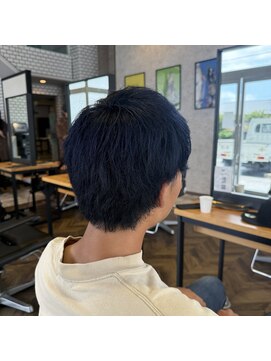 ステレオ ヘアデザイン 安城店(STEREO HAIR DESIGN) ＊ブルーブリーチカラー 7月