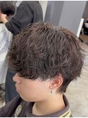 熊本メンズサロン シャドウパーマ 波巻きスパイラル
