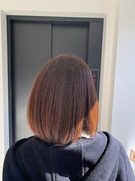 リベルテ 渋谷(Liberte) アプリコットオレンジ【渋谷/髪質改善/学割/ブリーチ/レイヤー】