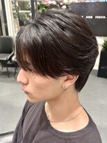 リード 豊洲店(REEED)&nbsp;センターパート縮毛矯正マッシュ刈り上げ毛流れツーブロック