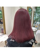 フォルテ 表参道店(FORTE) ピンクレッドカラー!