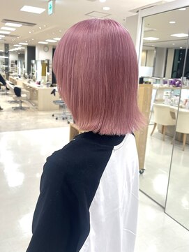 ケンジ 平塚ラスカ店(KENJE) ピンクベージュ/ピンクカラー/ハイトーンカラー/平塚/湘南