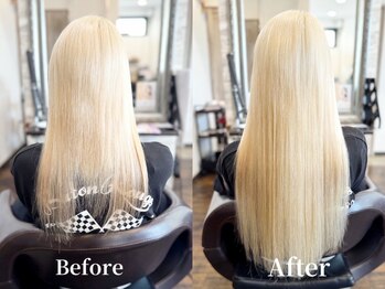 ヘアーサロン アモル(HAIR SALON Amor)の写真/話題沸騰!<GOLDシールエクステ>を体験しませんか?1本170円~でコスパ×質を両立◎今だけクーポン配信中!