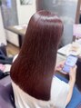 ワイボンドヘアー(Y bond hair)&nbsp;ブリーチなし暖色×髪質改善カラーは無敵です◎