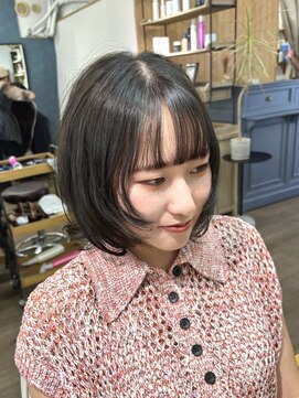 ルアン 上通り(ruen) ミディアムレイヤー　レイヤーカット　顔周りカット　熊本