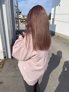 美容室 サワコ 国府店(SAWAKO) ピュアピンクベージュ