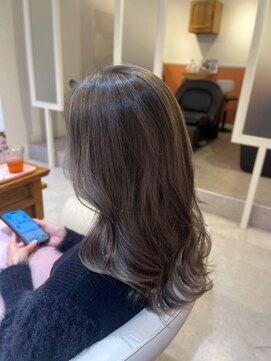 スペックホルダーミミ(Spec Holder mimi) デザインカラーミックスカラー×グレージュ11.3