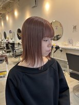 ラック 津田沼(LUCK)&nbsp;ピンクミルクティー/津田沼/韓国/ケアブリーチ/似合わせカット