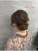 結婚式お呼ばれおすすめ ヘアセット