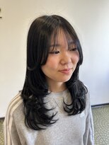 エール 生駒(aile Total Beauty Salon) ハッシュカット×艶髪