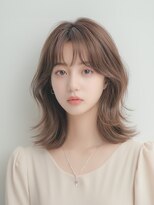 アーダー(ADER)&nbsp;韓国風大人かわいいくびれセミディ