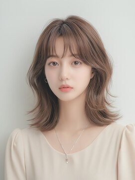 アーダー(ADER) 韓国風大人かわいいくびれセミディ