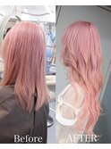 シールエクステ　コーラルピンクベージュ &nbsp;ホワイトピンク　