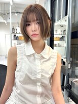 ヴィヴィー 福岡天神店(VIVIE)&nbsp;ハチ張り解消で盛れるバランス♪ハッシュボブ×ミントグレージュ