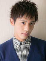 トニーアンドガイメン ホテル京阪仙台店(TONI&GUY MEN) 爽やか短髪ダークアッシュ束感ビジカジ社会人メンズカットi仙台