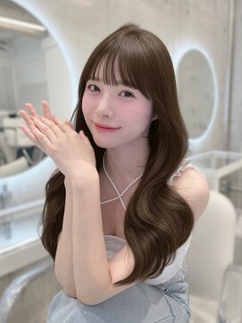 エヌアイ オモテサンドウ(ni omotesando) 透明感ショコラグレージュ×盛れる前髪カット　【正木碧】