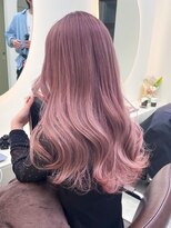 ミラ 新宿(MILA)&nbsp;メルティカラーフェミニンロング似合わせピンクベージュ韓国