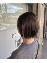 ハル(halu) 《halu》スモーキーベージュ ボブ