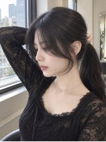 ウィル 京橋店(WiLL)&nbsp;黒髪ロング×結んでも可愛い骨格似合わせ顔周り