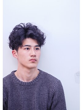 メリケンバーバーショップ コウベ(MERICAN BARBERSHOP KOBE) イメチェンセミウエットビジカジツーブロック#m2