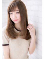 ローマ ギンザ(ROMA Ginza)&nbsp;『ROMA』優しい印象のハニーベージュ小顔ワンカールセミロング