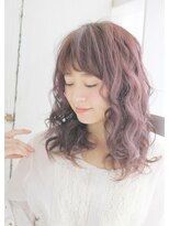 トランクイル サフリック(TRAN9UIL safric)&nbsp;20代・30代・40代　モーヴ系とびきりロングパーマ