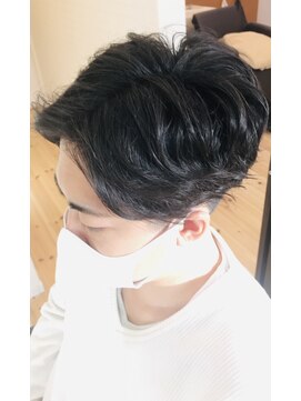 ココロ(KOKORO) センターパート! メンズヘア