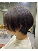 前髪長めショート