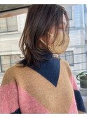 ・くびれヘアマッシュウルフレイヤーカットメルティカラー