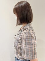 ラミエバイメルト 下北沢(lamie by melt)&nbsp;【村上慶登】切りっぱなしボブ チョコレートブラウン 20代
