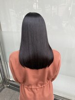 キュア 表参道(CURE)&nbsp;黒髪/グレージュカラー/ココアベージュ/ヘルシーロング[表参道]