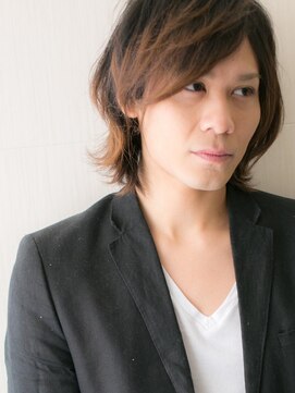 モッズヘア メン 上尾東口店(mod's hair men) 伸びかけバイカラーのリラックス大人ウルフショートP上尾