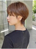 ナチュラル大人マッシュショート／イメチェン／30代40代50代，