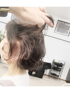 ペイジ(PEIGE) イヤリングカラー×シアピンク