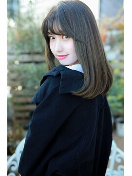 ラフィスヘアートゥルー 葛西店(La fith hair true) 【La fith】アッシュグレージュ×ストレート