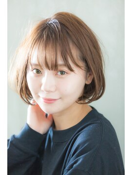 ヘアー イコラ(Hair Ikora) ボブ ベージュカラー