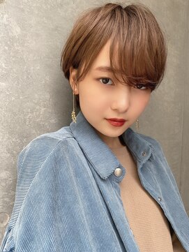 エニ 自由が丘(ENi) 黒髪/グレーベージュ/レイヤーロング/前髪パーマ[自由が丘駅]