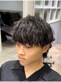アイロンで作るラフマッシュウルフ  h