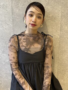 アース 三軒茶屋店(HAIR&MAKE EARTH) 三軒茶屋_レディース_ヘアアレンジ_ヘアセット_タイト_ボブ_小顔