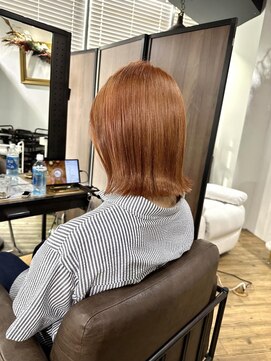 アルカナ 明治神宮前原宿(ARCANA) 切りっぱなしボブ エアリーロング 美髪 ピンクブラウン