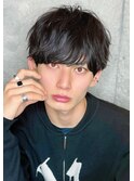 10代20代30代/ナチュラルマッシュ ツーブロック黒髪ショート