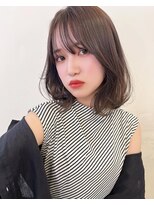 キアラ(Kchiara) 暗めグレーくびれミディアムkchiara福岡川野直人