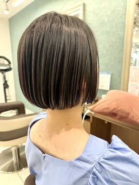 アッシュ 下北沢店(Ash) パツッとボブと柔らかい縮毛矯正