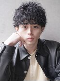 モテる黒髪ネープレスショート束感モテ髪ワックスなしマッシュ