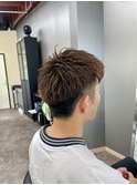 ツーブロックショート